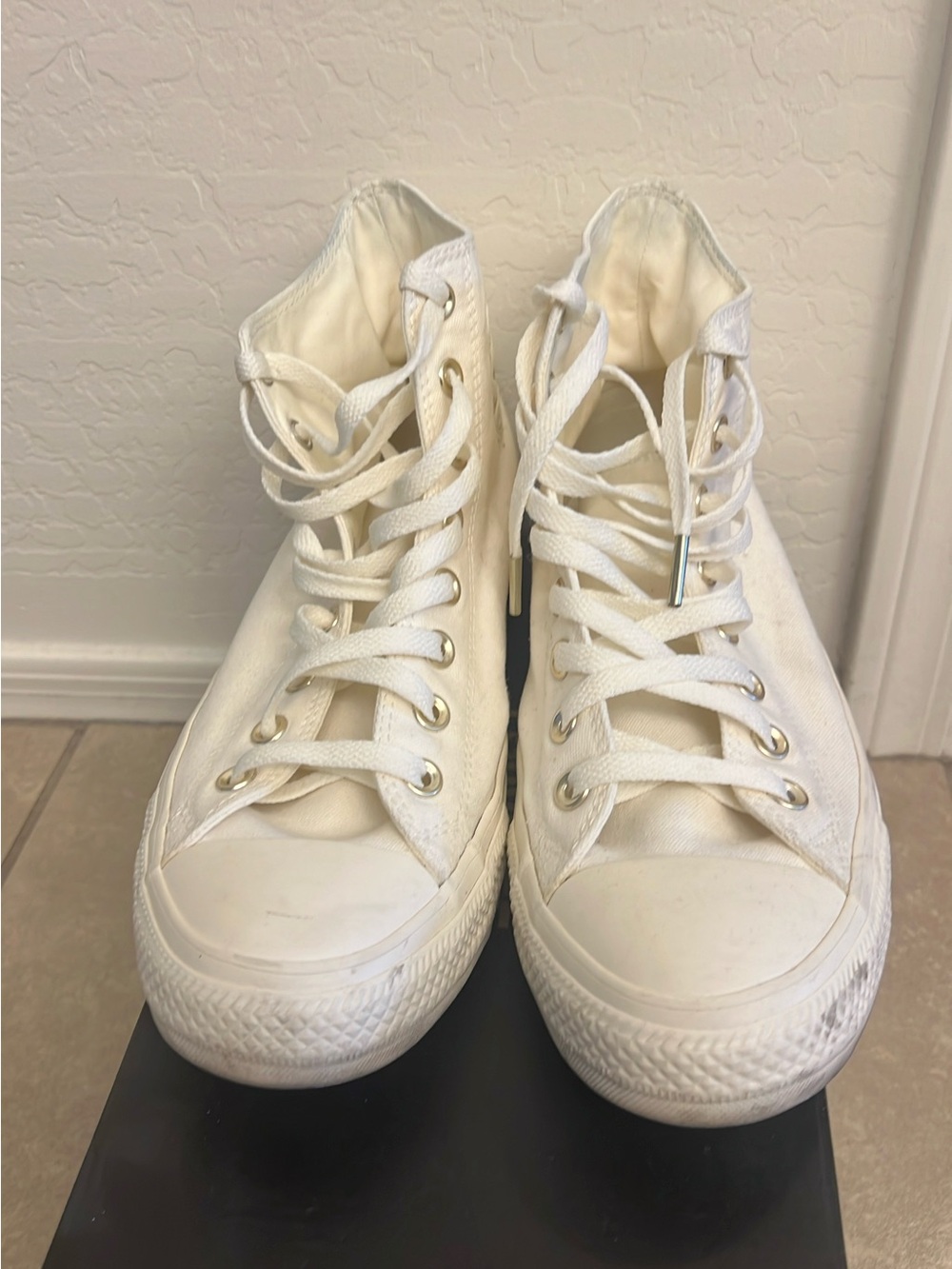 Converse High-Top Canvas Sneakers - White